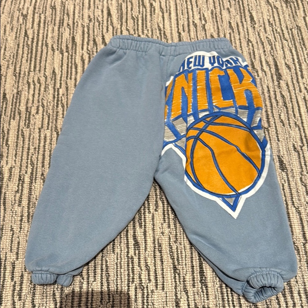 Zara Kids Toddler Blue New York Knicks Sweatpants NWT - Picture 3 of 4